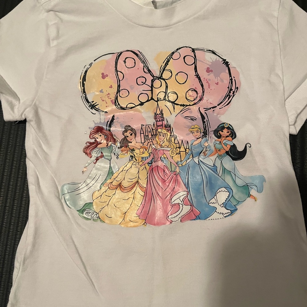 Disney Princess Short Sleeve Tee - Cream